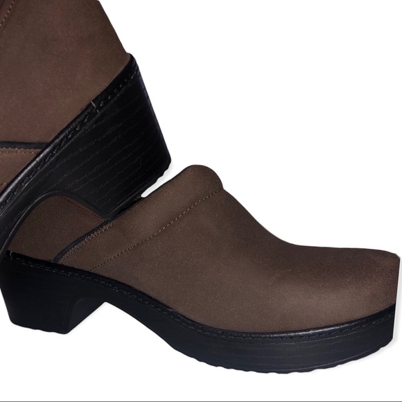 Brown Lands End Clogs 10B - Picture 11 of 12